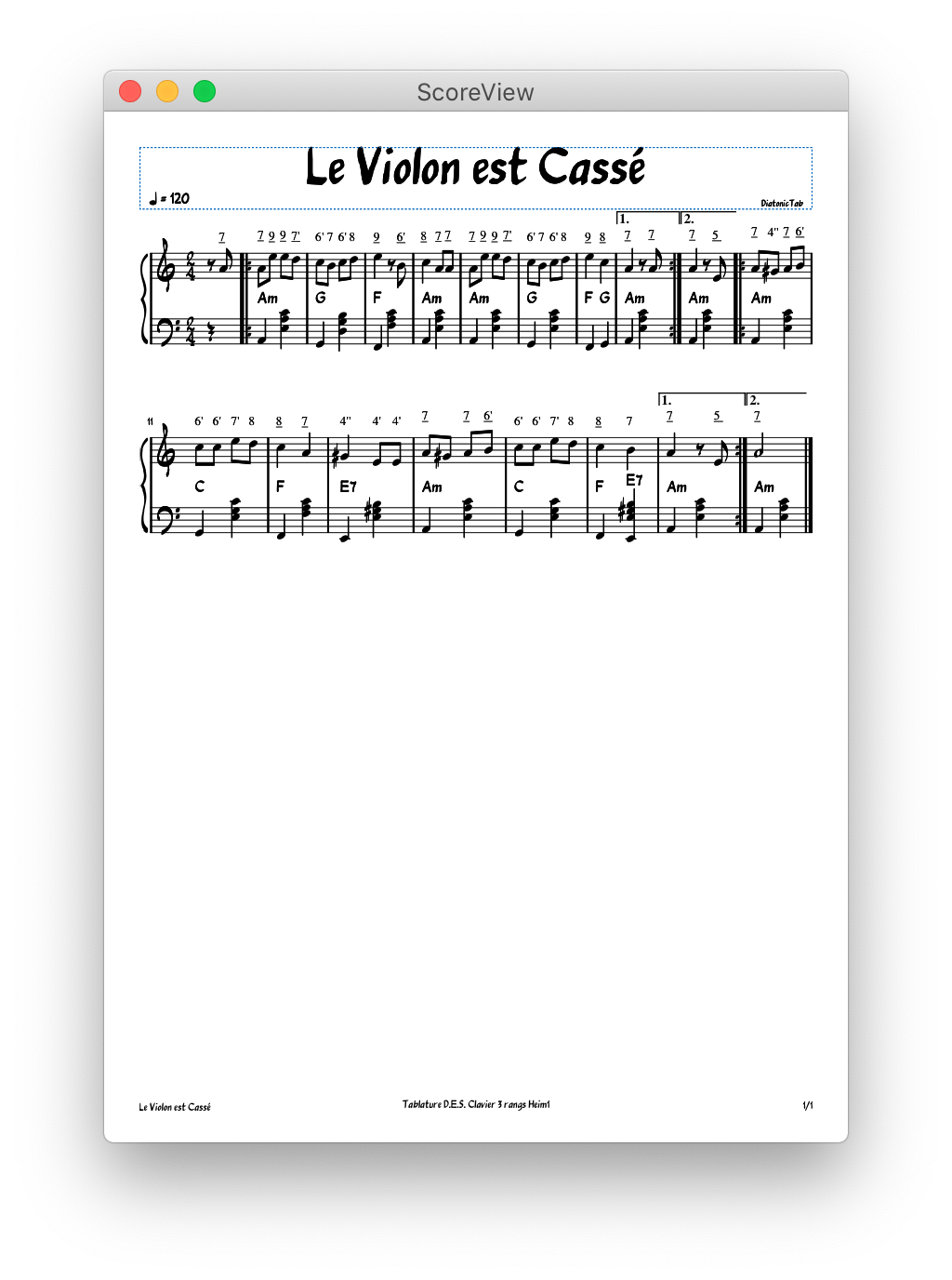 Partition Le_Violon_est_Casse