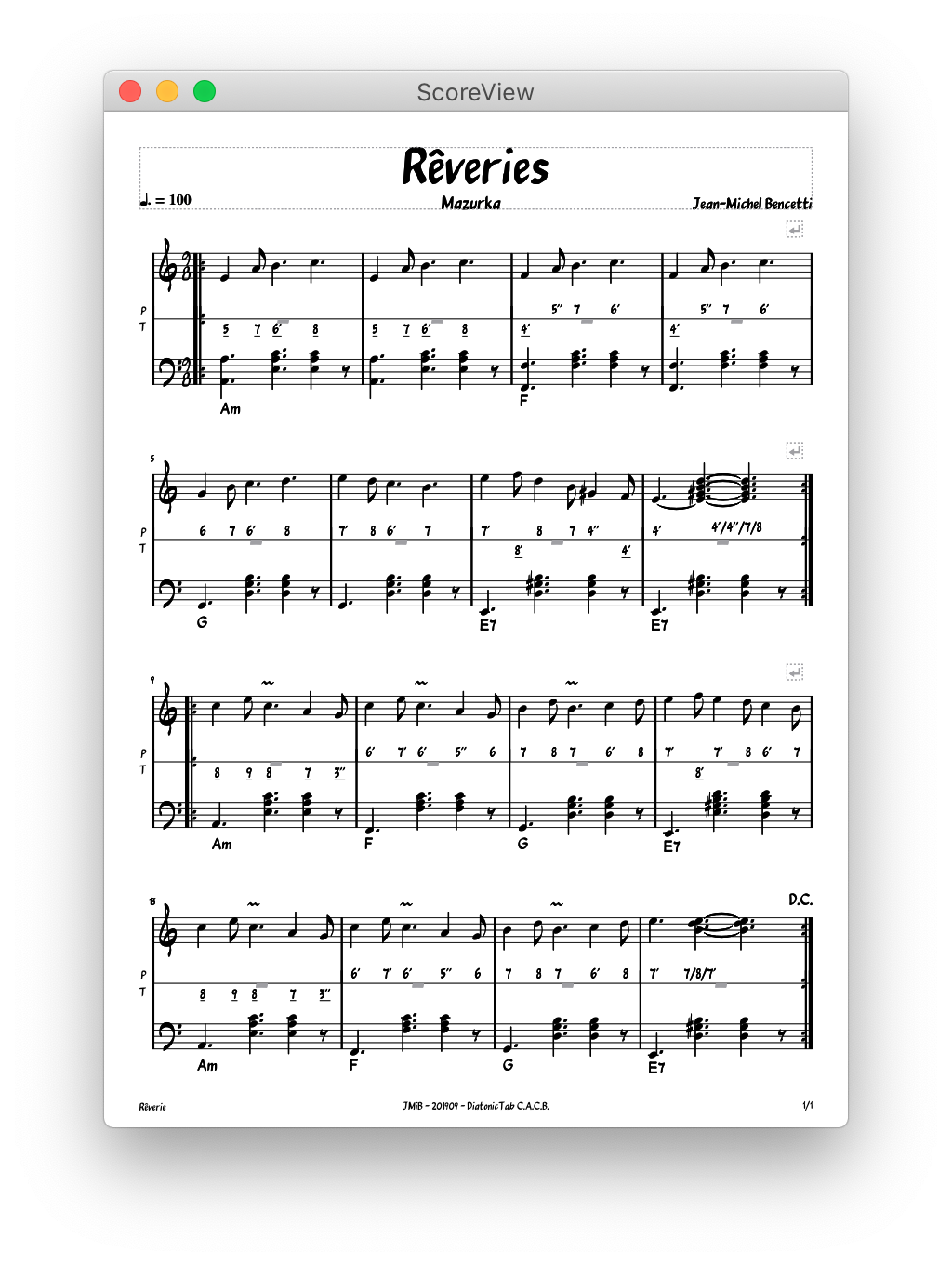 Partition Reveries